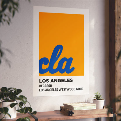 University of California Los Angeles Team Paint Swatch - Westwood Gold