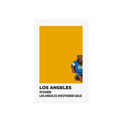 University of California Los Angeles Team Paint Swatch - Westwood Gold