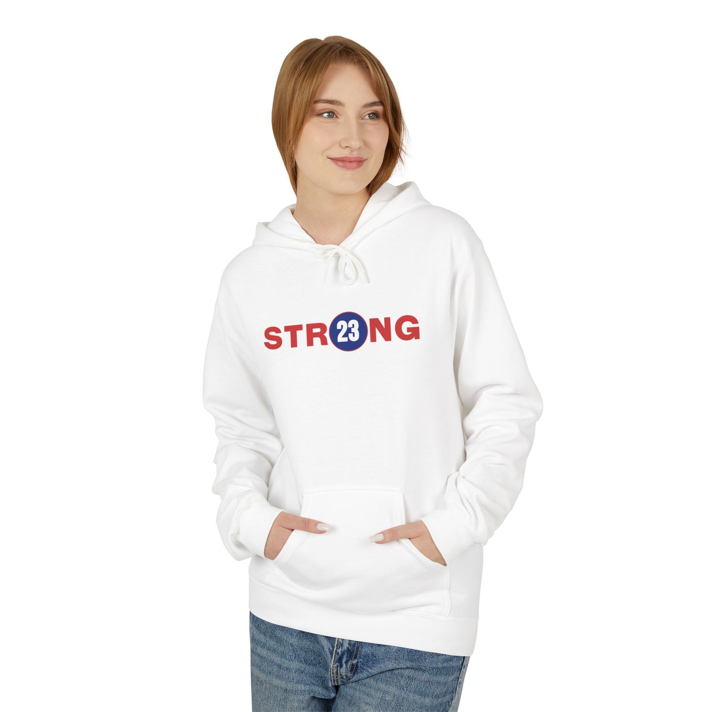 Baseball - 23 Strong | Unisex Midweight Softstyle Fleece Hoodie