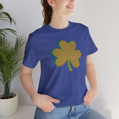 South Bend Shamrock - Gold / Green - Unisex Jersey Short Sleeve Tee