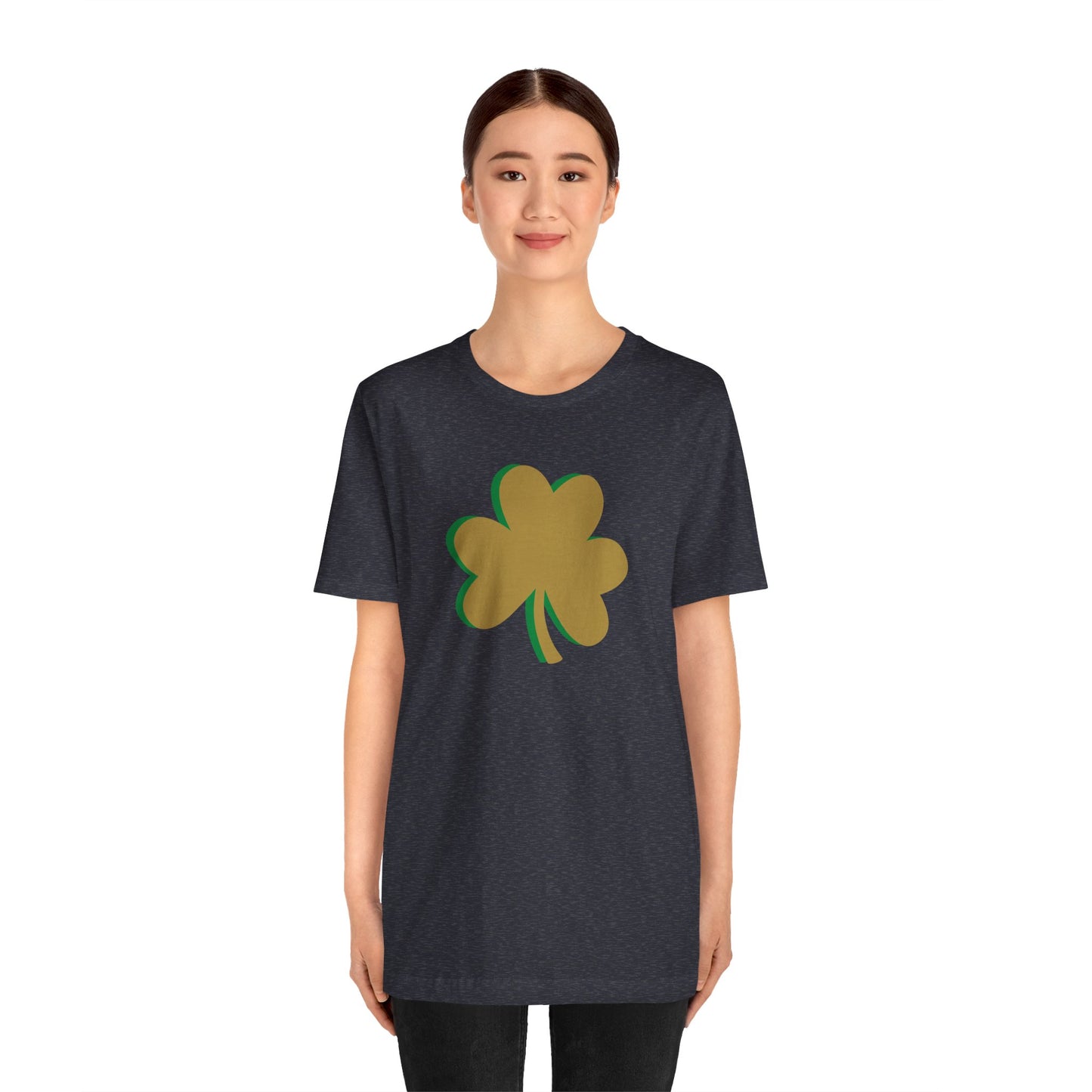 South Bend Shamrock - Gold / Green - Unisex Jersey Short Sleeve Tee