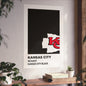 Kansas City Professional Football Team Paint Swatch - Primary Logo Kansas City Black