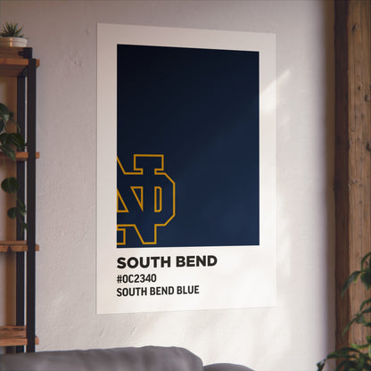 University of Notre Dame Team Paint Swatch - Logo - South Bend Blue