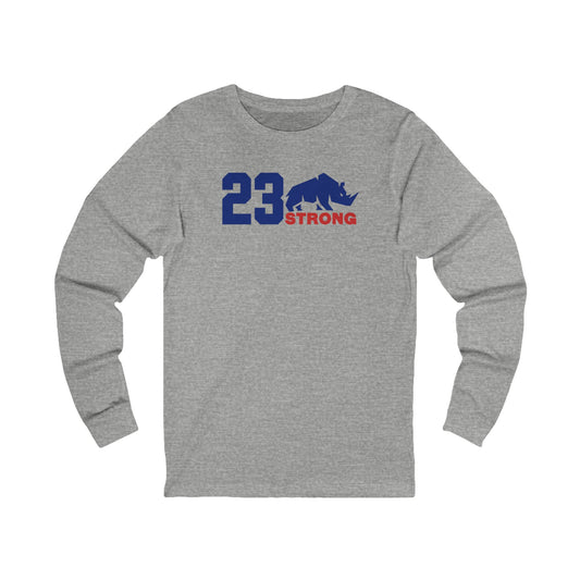 Baseball - 23 Strong | Unisex Jersey Long Sleeve Tee