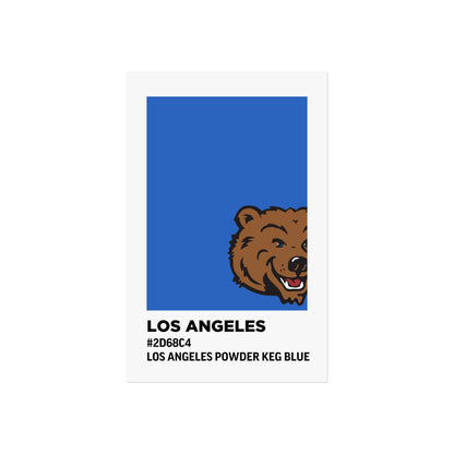 University of California Los Angeles Team Paint Swatch - Los Angeles Powder Keg Blue