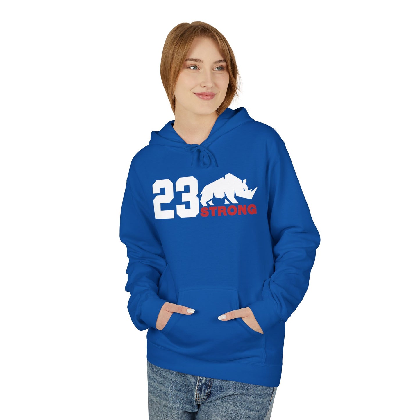 Baseball - 23 Strong | Unisex Midweight Softstyle Fleece Hoodie