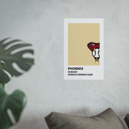 Arizona Baseball Team Paint Swatch - Phoenix - Diamondbacks - Sonoran Sand