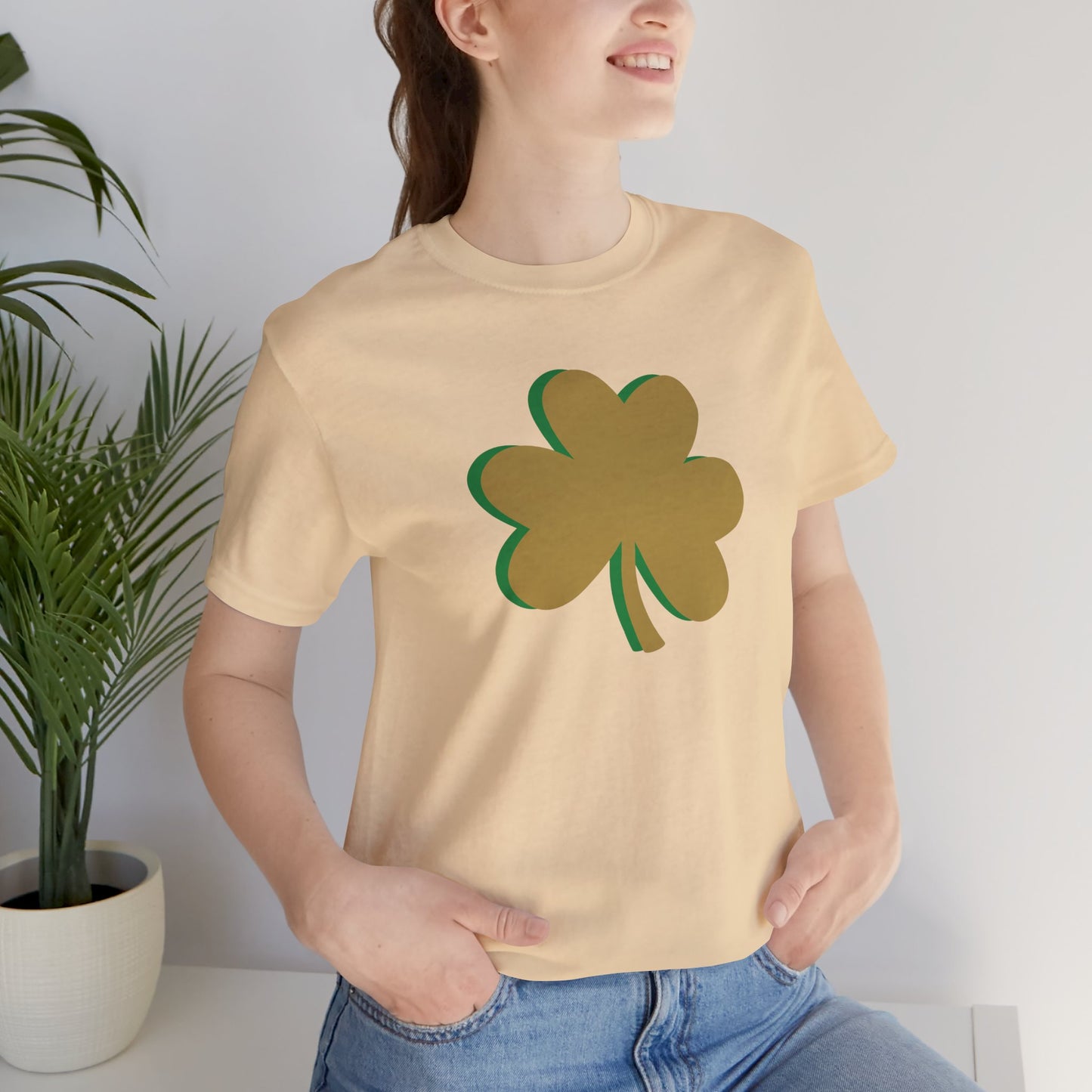 South Bend Shamrock - Gold / Green - Unisex Jersey Short Sleeve Tee