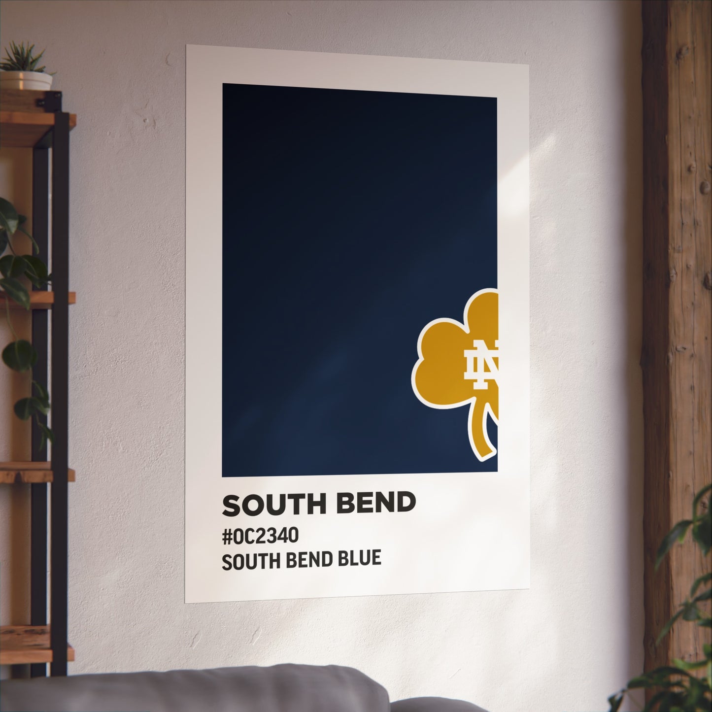 University of Notre Dame Team Paint Swatch - Logo - South Bend Blue