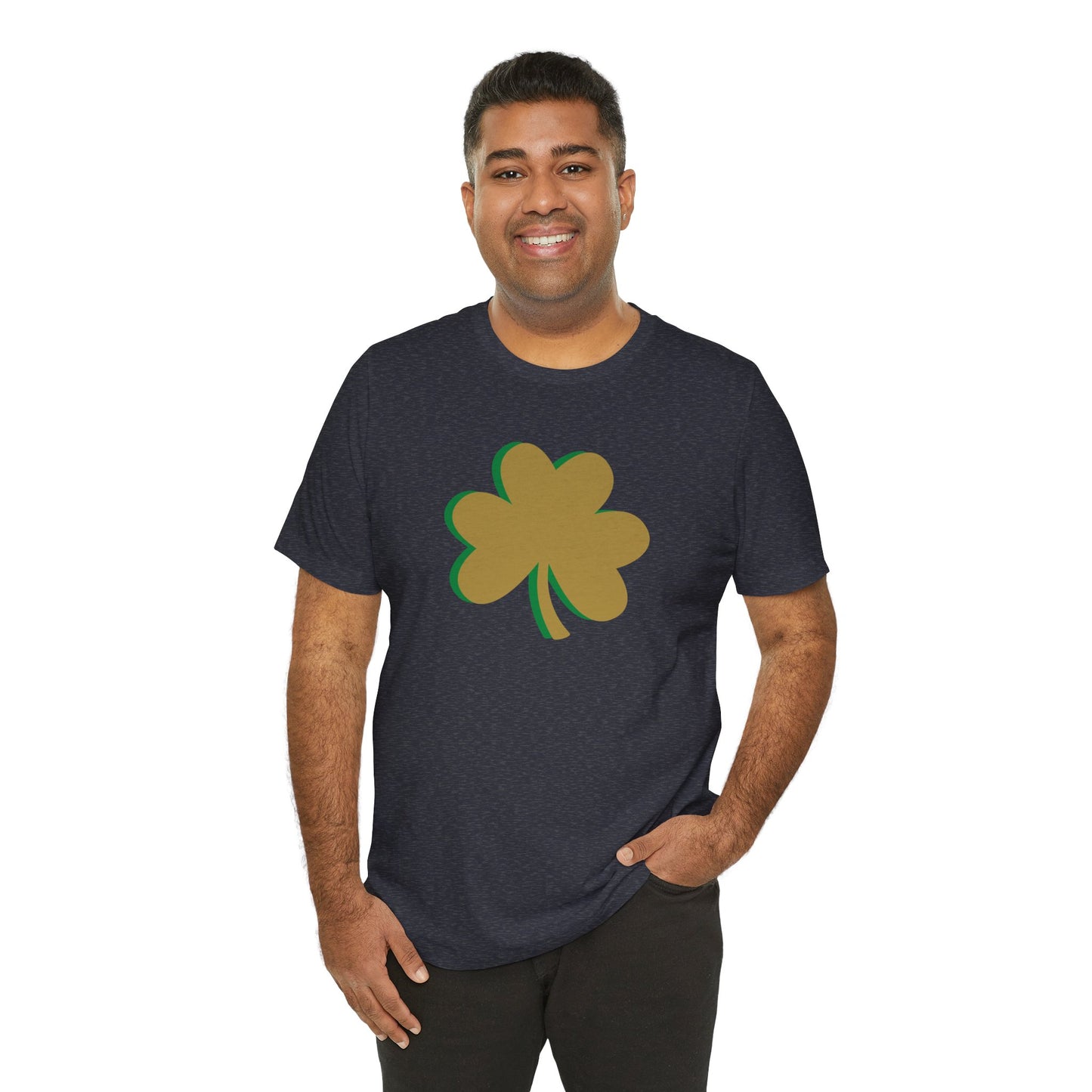 South Bend Shamrock - Gold / Green - Unisex Jersey Short Sleeve Tee