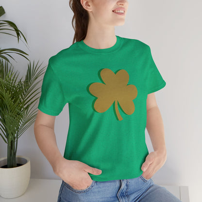 South Bend Shamrock - Gold / Green - Unisex Jersey Short Sleeve Tee