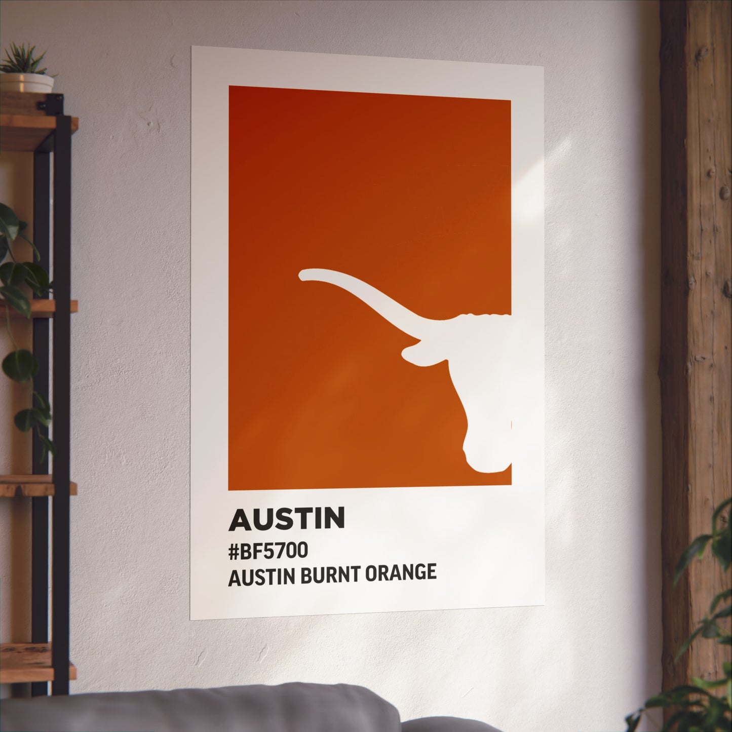 University of Texas Team Paint Swatch - Austin Burnt Orange