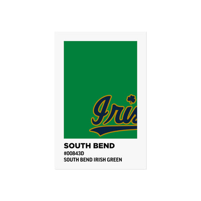 University of Notre Dame Team Paint Swatch - Logo - South Bend Irish Green