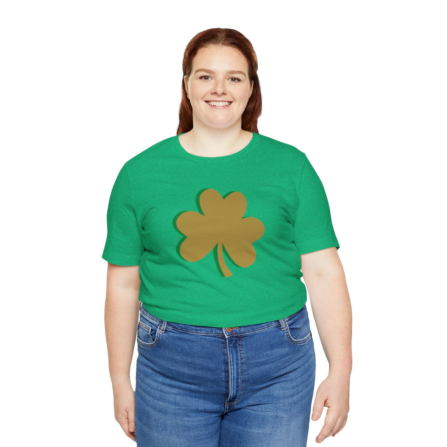 South Bend Shamrock - Gold / Green - Unisex Jersey Short Sleeve Tee