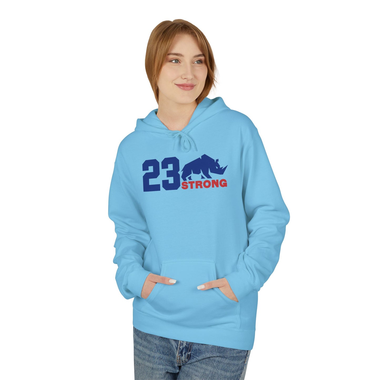 Baseball - 23 Strong | Unisex Midweight Softstyle Fleece Hoodie