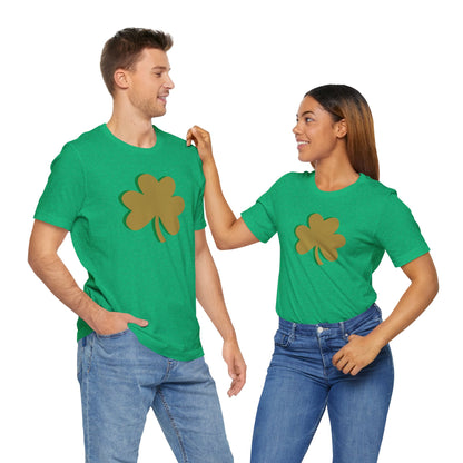 South Bend Shamrock - Gold / Green - Unisex Jersey Short Sleeve Tee