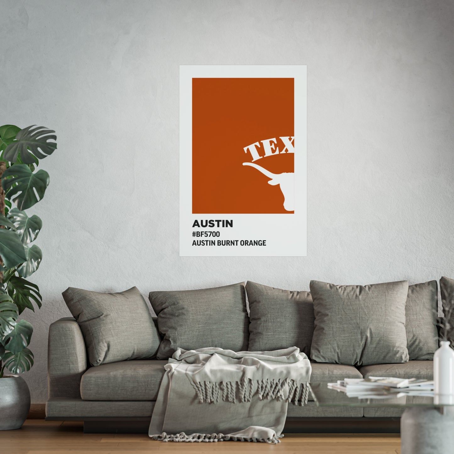 University of Texas Team Paint Swatch - Austin Burnt Orange