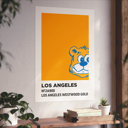 University of California Los Angeles Team Paint Swatch - Westwood Gold