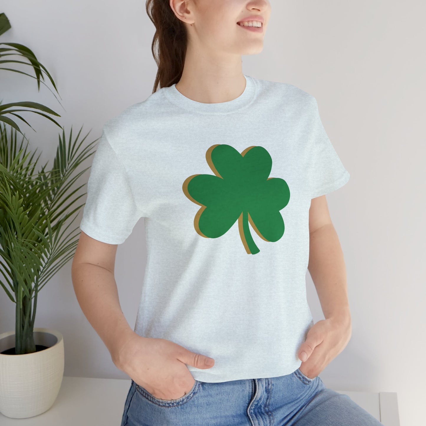 South Bend Shamrock - Green / Gold - Unisex Jersey Short Sleeve Tee