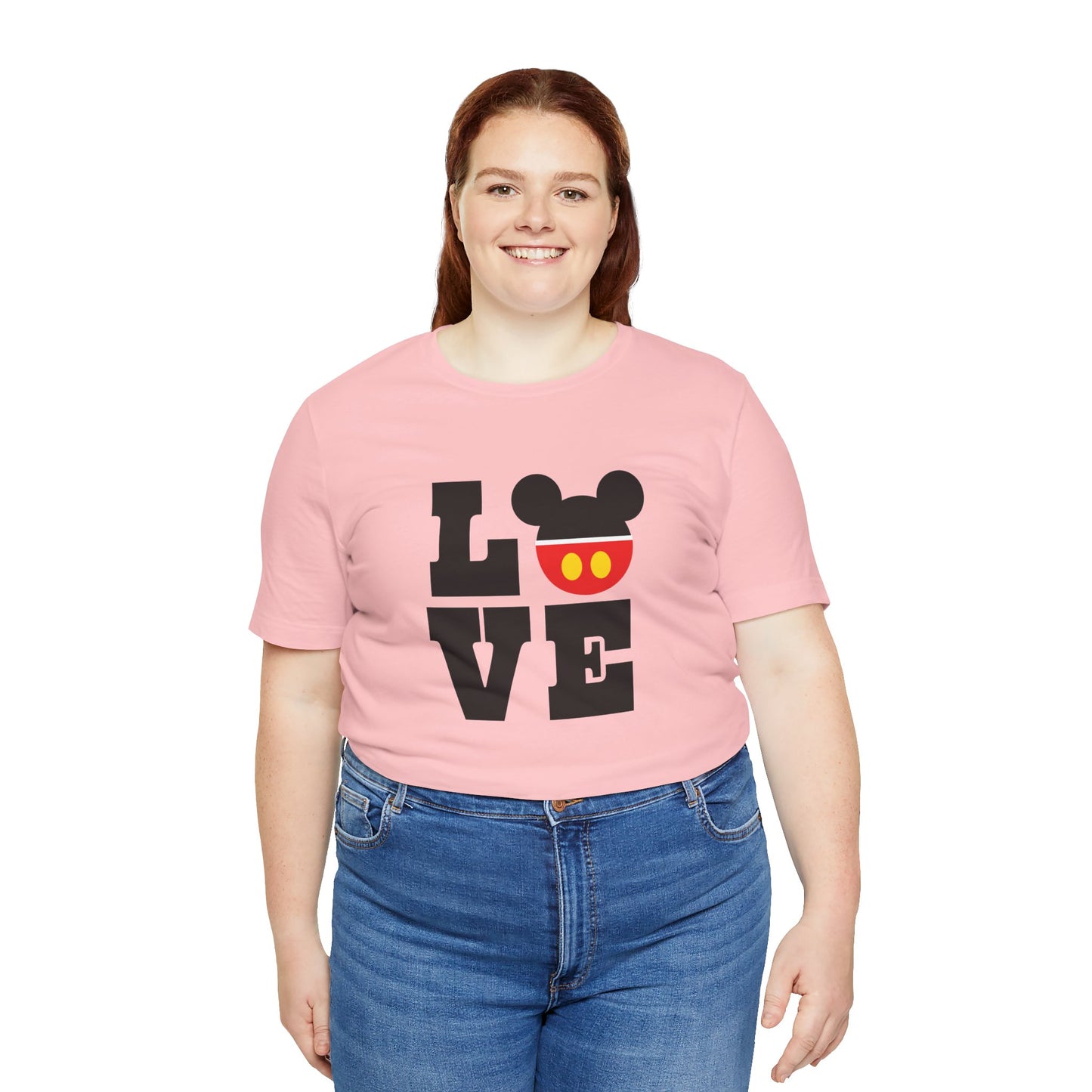 Love Mickey - Black Unisex Jersey Short Sleeve Tee