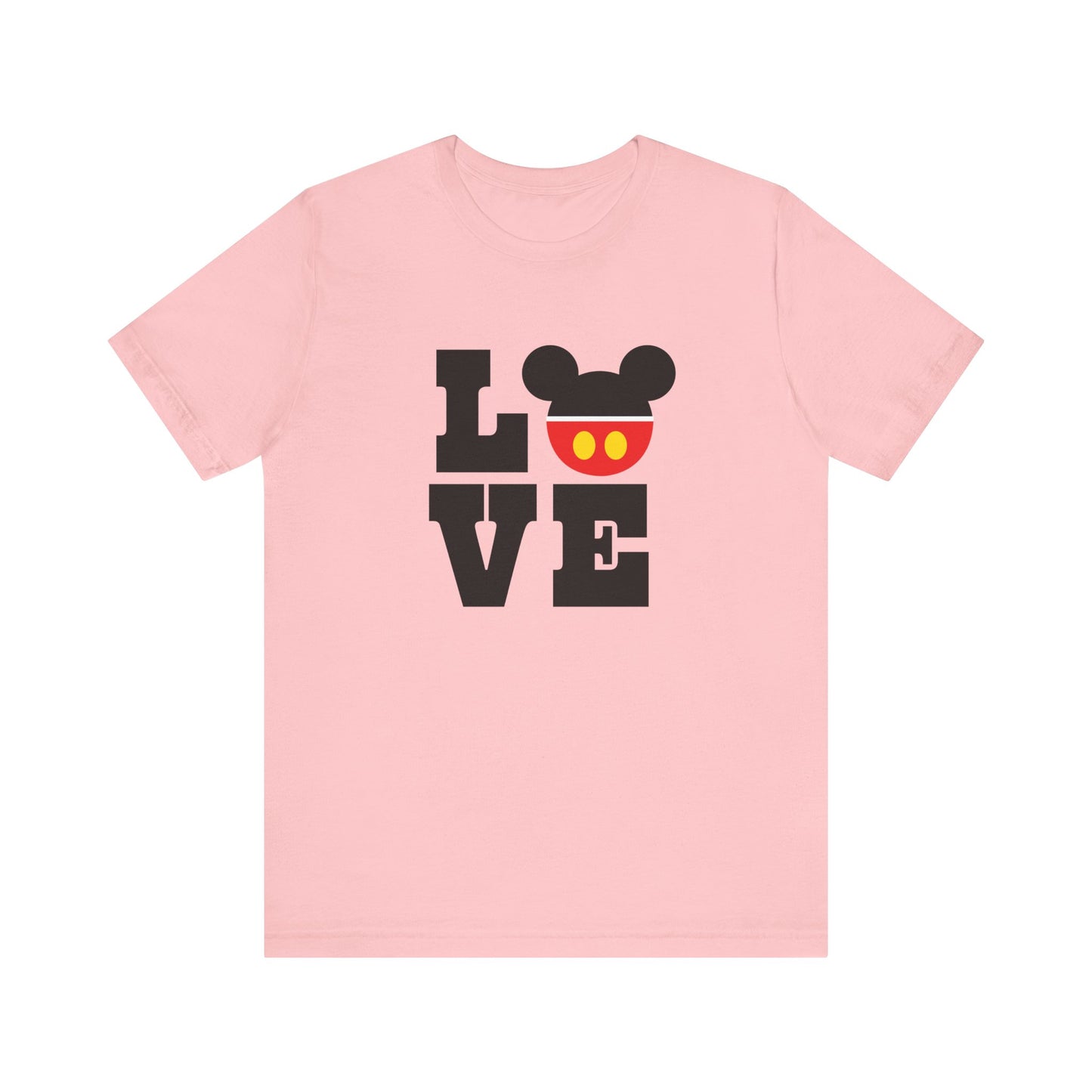 Love Mickey - Black Unisex Jersey Short Sleeve Tee