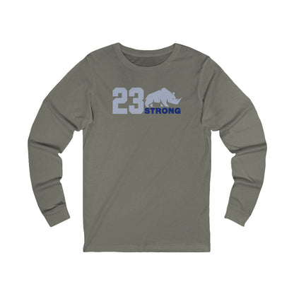 Baseball - 23 Strong | Unisex Jersey Long Sleeve Tee