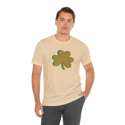 South Bend Shamrock - Gold / Green - Unisex Jersey Short Sleeve Tee