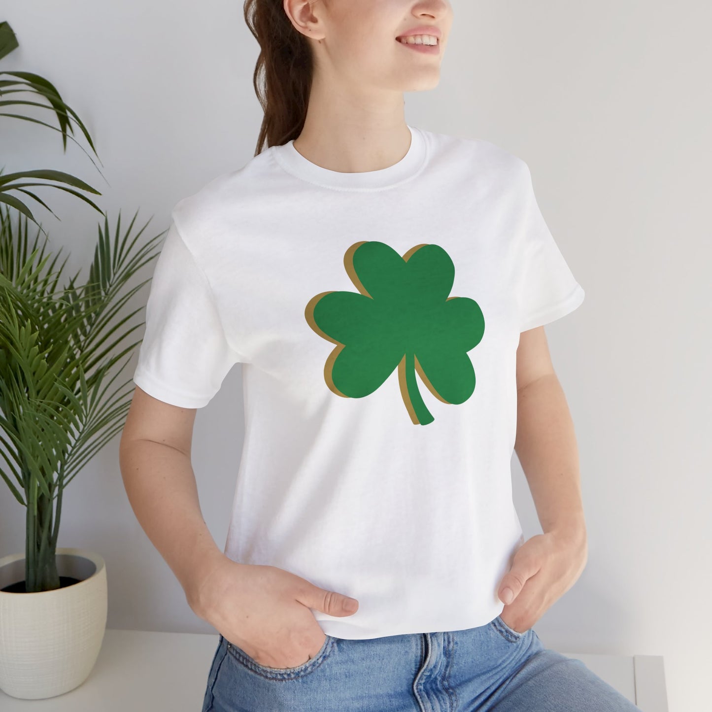 South Bend Shamrock - Green / Gold - Unisex Jersey Short Sleeve Tee