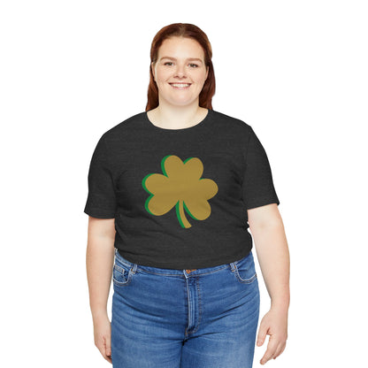 South Bend Shamrock - Gold / Green - Unisex Jersey Short Sleeve Tee