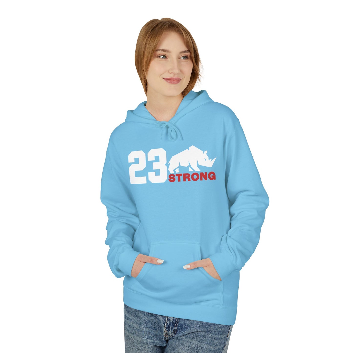 Baseball - 23 Strong | Unisex Midweight Softstyle Fleece Hoodie