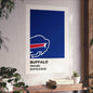 Buffalo Professional Football Team Paint Swatch - Primary Logo Buffalo Blue