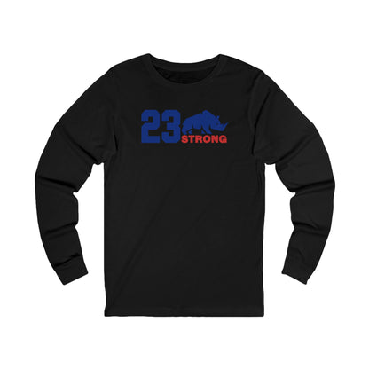 Baseball - 23 Strong | Unisex Jersey Long Sleeve Tee