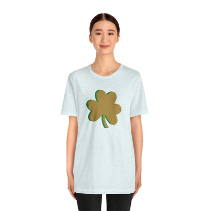 South Bend Shamrock - Gold / Green - Unisex Jersey Short Sleeve Tee