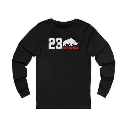 Baseball - 23 Strong | Unisex Jersey Long Sleeve Tee