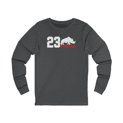 Baseball - 23 Strong | Unisex Jersey Long Sleeve Tee