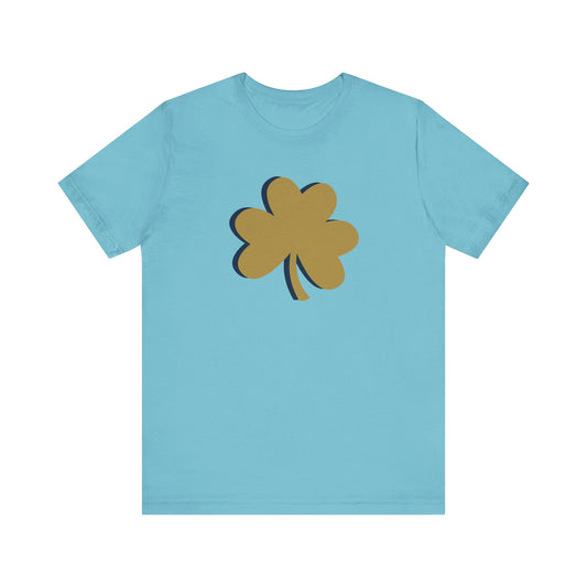 South Bend Shamrock - Gold / Blue - Unisex Jersey Short Sleeve Tee