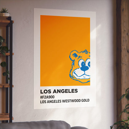 University of California Los Angeles Team Paint Swatch - Westwood Gold