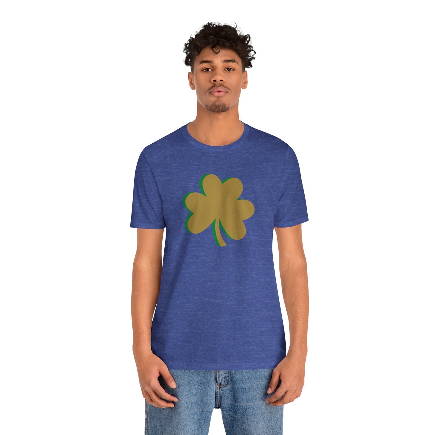 South Bend Shamrock - Gold / Green - Unisex Jersey Short Sleeve Tee