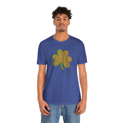 South Bend Shamrock - Gold / Green - Unisex Jersey Short Sleeve Tee