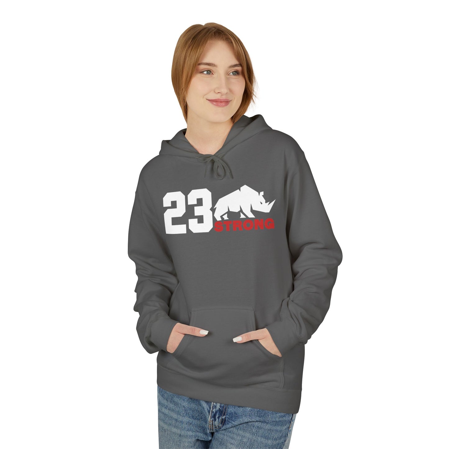 Baseball - 23 Strong | Unisex Midweight Softstyle Fleece Hoodie