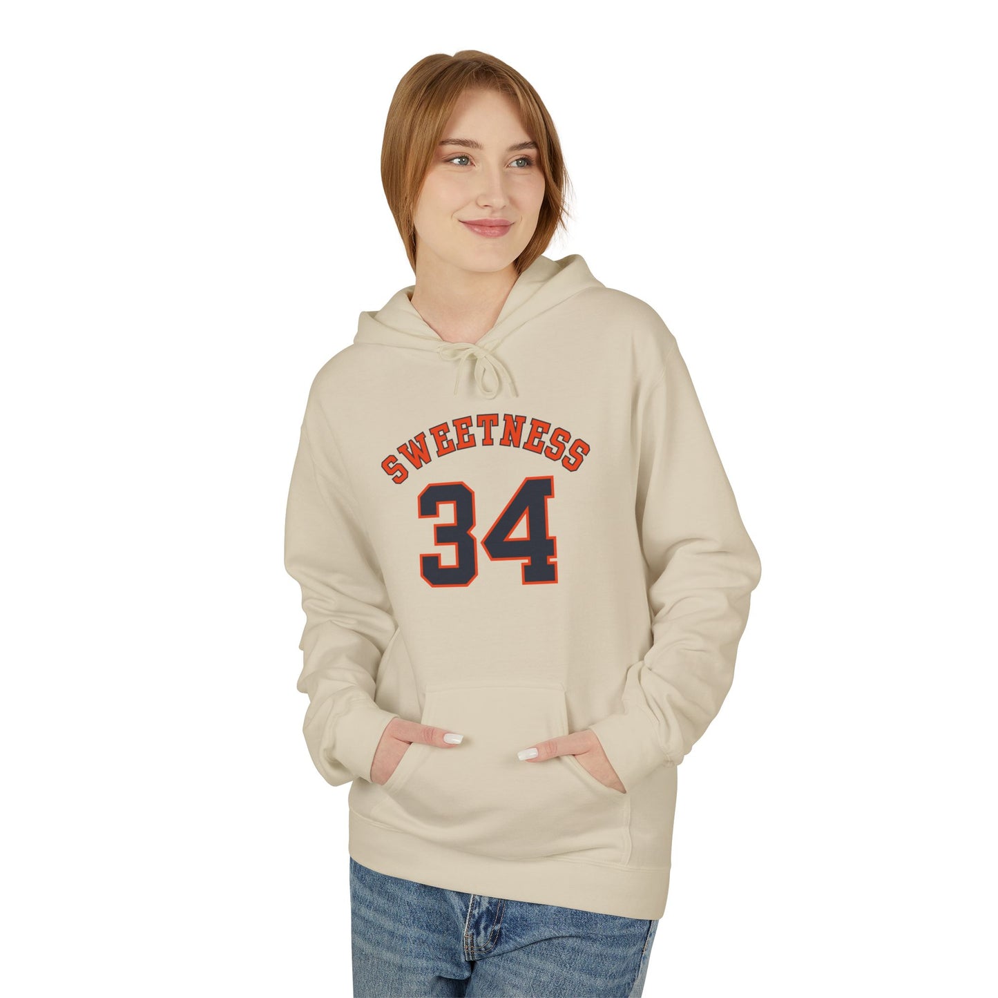 Football - Sweetness | Unisex Midweight Softstyle Fleece Hoodie