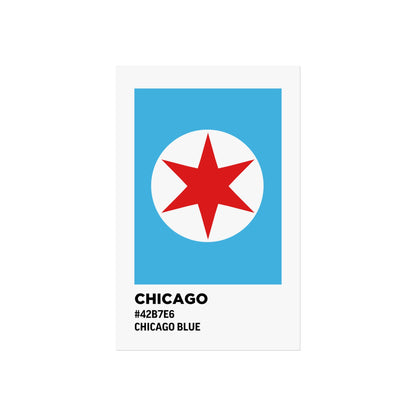 Chicago Flag Paint Swatch - Chicago Blue