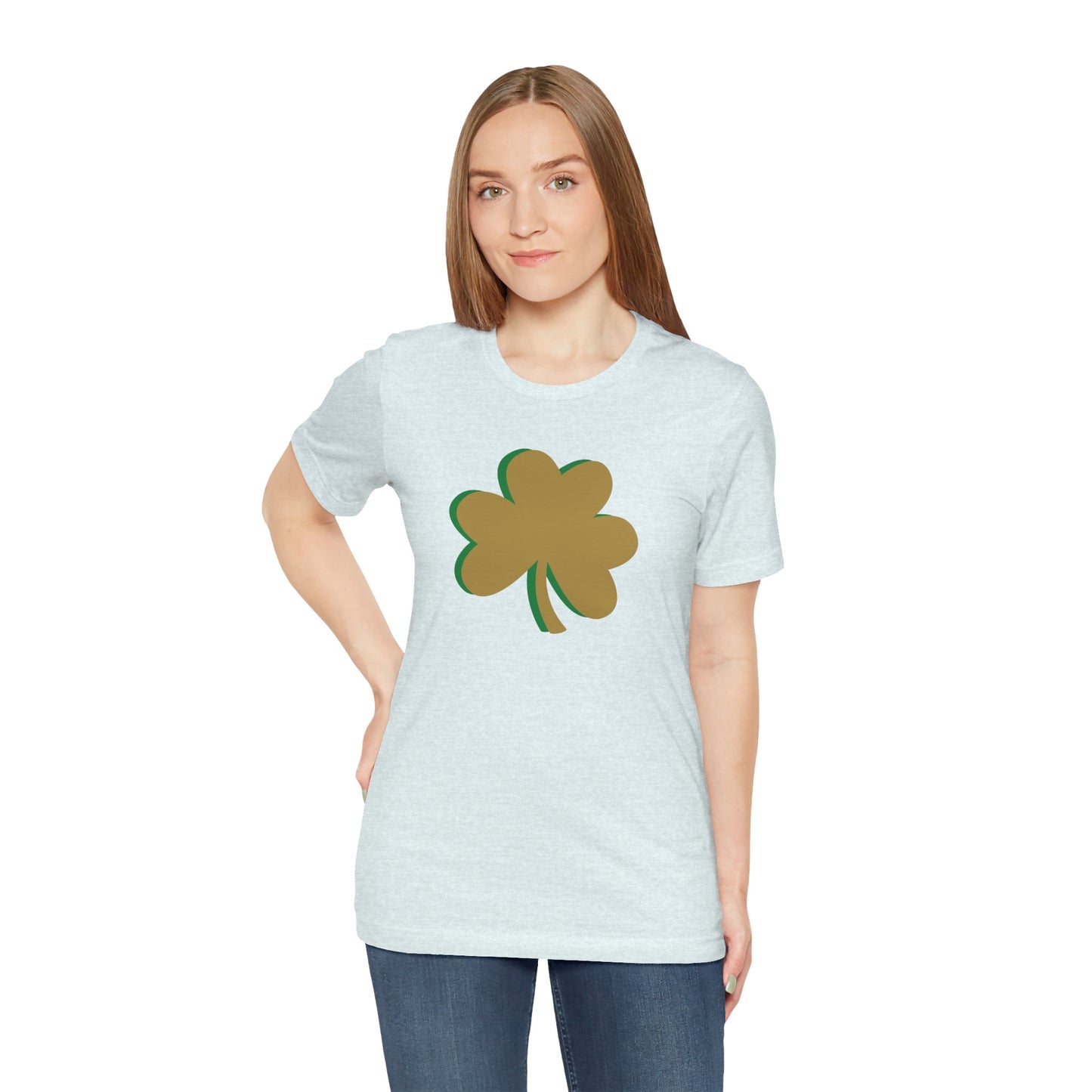 South Bend Shamrock - Gold / Green - Unisex Jersey Short Sleeve Tee