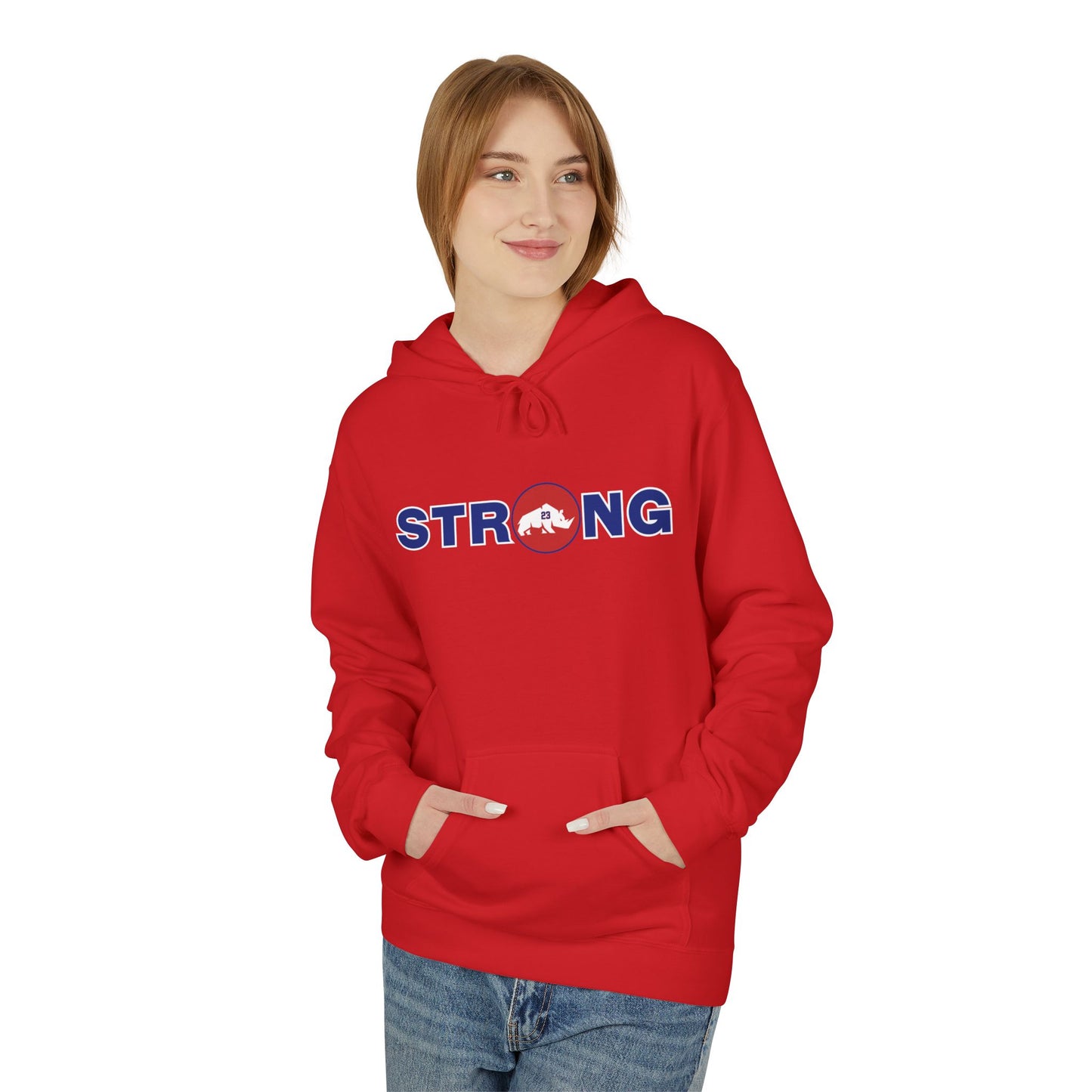 Baseball - 23 Strong | Unisex Midweight Softstyle Fleece Hoodie