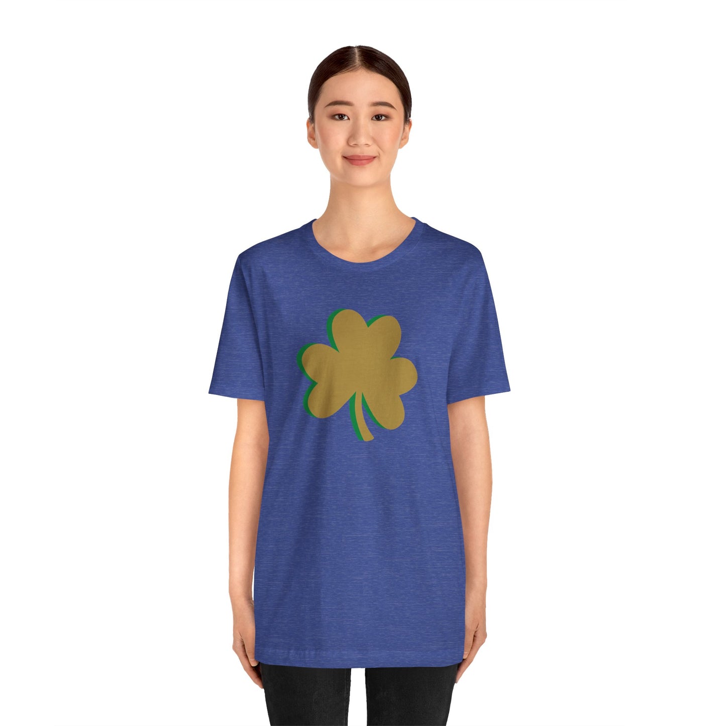 South Bend Shamrock - Gold / Green - Unisex Jersey Short Sleeve Tee