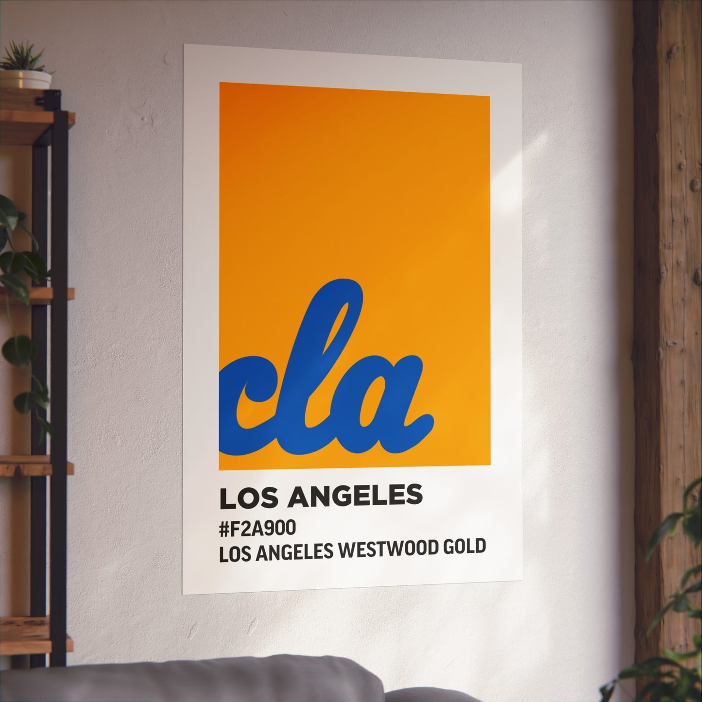 University of California Los Angeles Team Paint Swatch - Westwood Gold