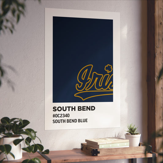 University of Notre Dame Team Paint Swatch - Logo - South Bend Blue