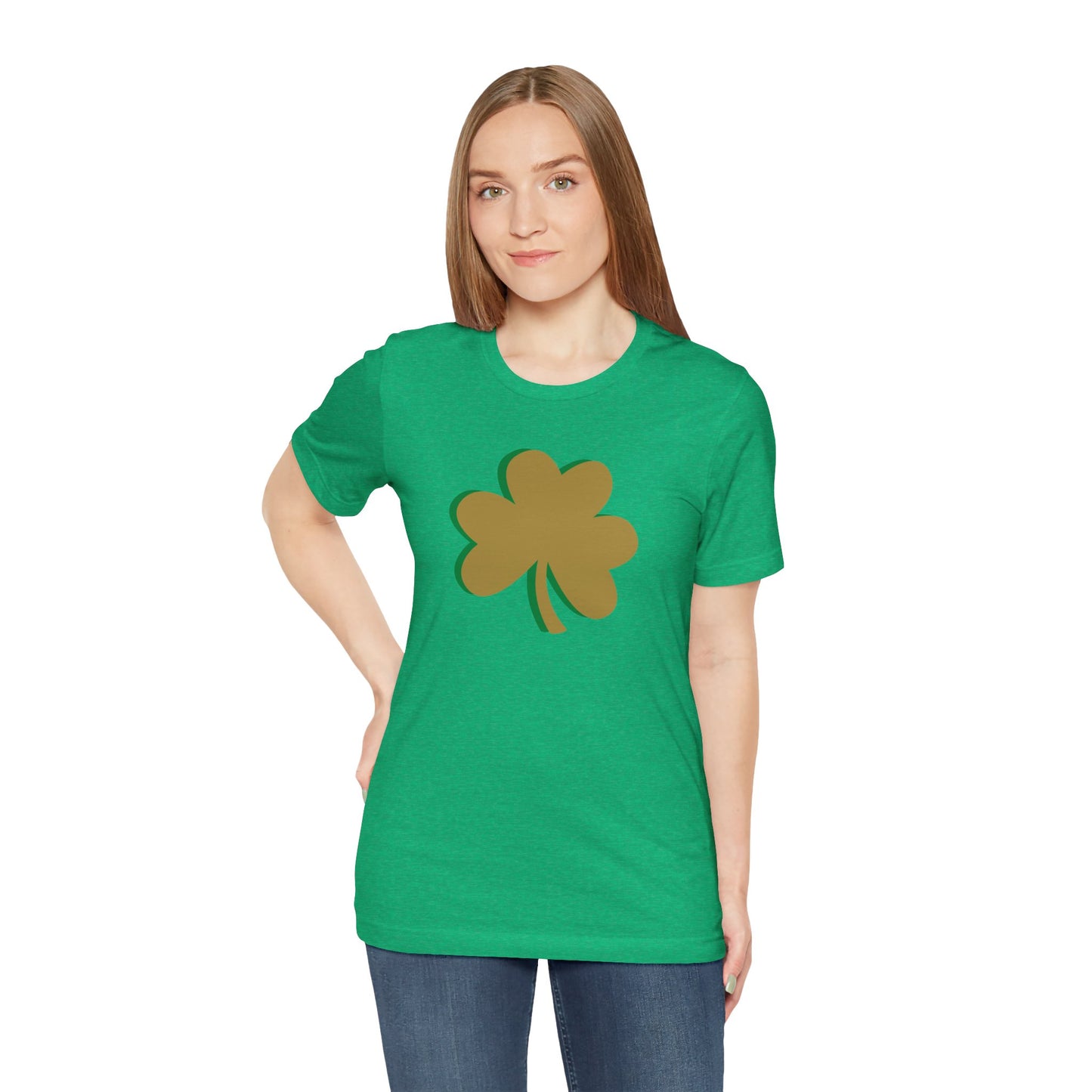 South Bend Shamrock - Gold / Green - Unisex Jersey Short Sleeve Tee