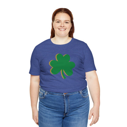 South Bend Shamrock - Green / Gold - Unisex Jersey Short Sleeve Tee