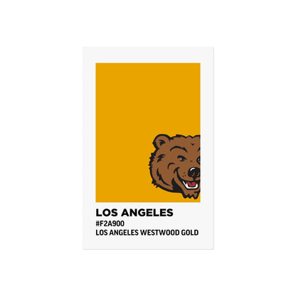 University of California Los Angeles Team Paint Swatch - Westwood Gold